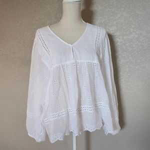 American Eagle outfitters boho eyelet  size XL